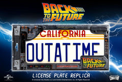 Back To The Future Replica 1/1 ´Outatime´ Delorean License Plate - Amuzzi