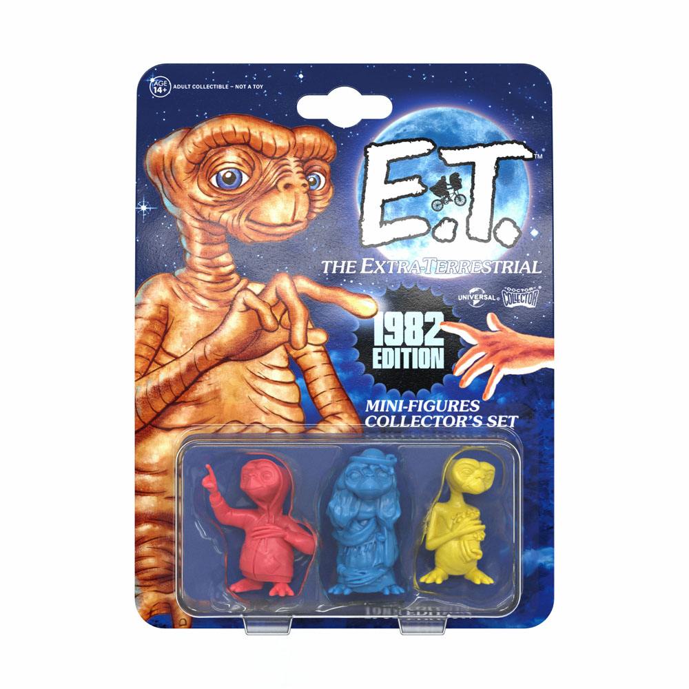 E.T. the Extra-Terrestrial Collector's Set Mini Figures 3-Pack 1982 Edition 5 cm 8437017951407