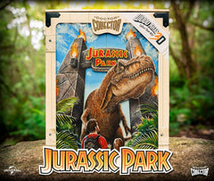 Jurassic Park WoodArts 3D Wooden Wall Art Rex Attack 30 x 40 cm 8437017951520