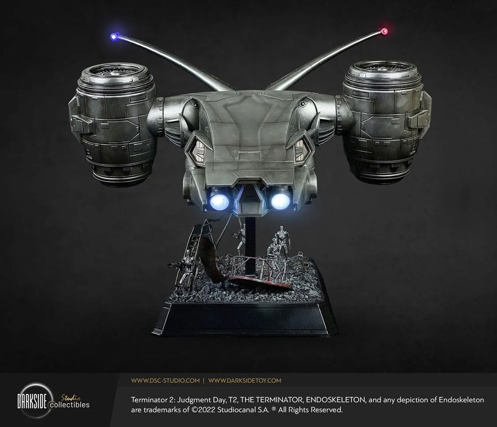 Terminator 2 Judgment Day Replica Aerial Hunter Killer 30th Anniversary Edition 60 cm 18879627