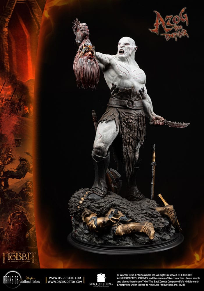 The Hobbit MS Series Statue 1/3 Azog The Defiler John Howe Signature Edition Edition 90 cm 46195838