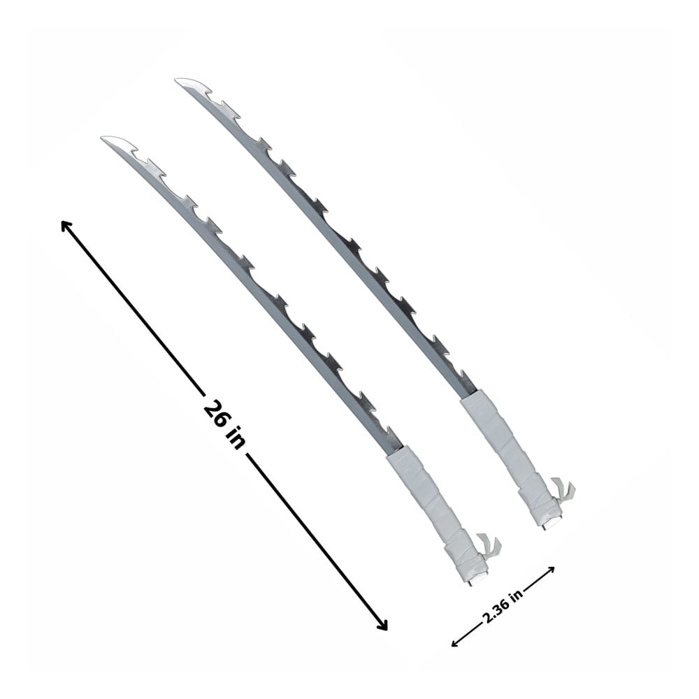 Demon Slayer: Kimetsu no Yaiba Replica Inosuke´s Dual Sword Set 0192995260771