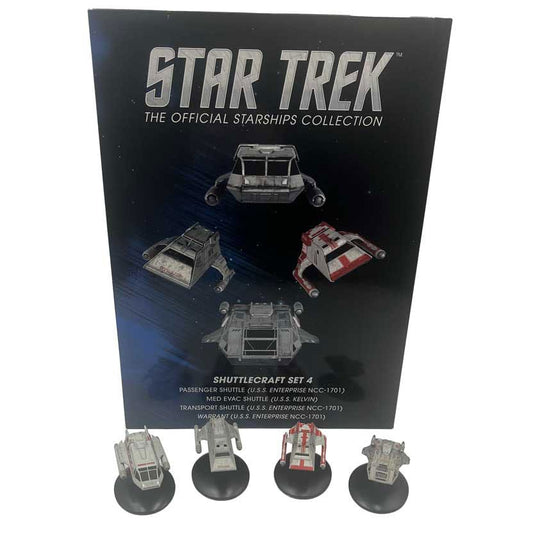 Star Trek Starship Diecast Mini Replicas Shuttle Set 4 5059072073202