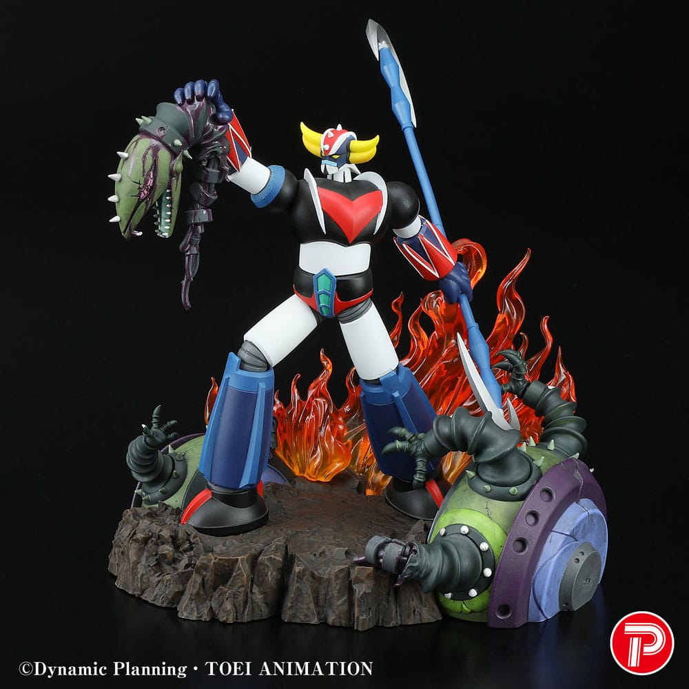 Grendizer Scene Selection 01 PVC Statue Grendizer a cry of Victory 14 cm     4897149030014