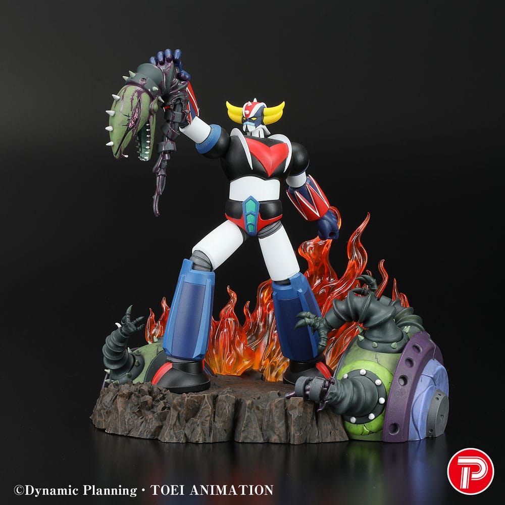 Grendizer Scene Selection 01 PVC Statue Grendizer a cry of Victory 14 cm     4897149030014
