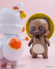 Little Fox with Two Tails Vinyl Figure Chibi Creature Ponkichi 15 cm 4897146300035