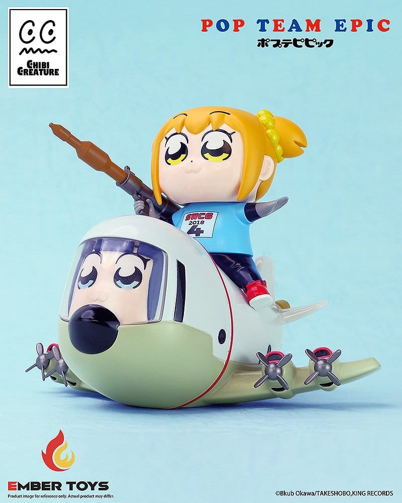 Pop Team Epic Chibi Creature Vinyl Figures 2-Pack POPUKO & PIPIMI: Skeleton Competition Ver. 4897146300578