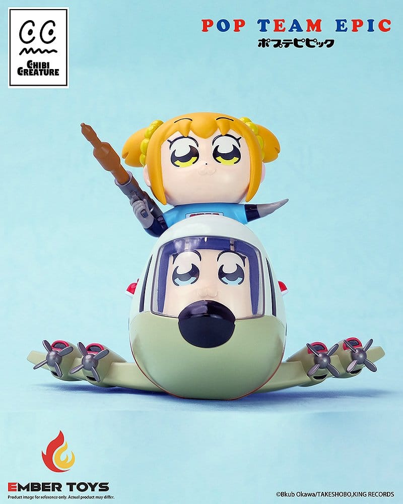 Pop Team Epic Chibi Creature Vinyl Figures 2-Pack POPUKO & PIPIMI: Skeleton Competition Ver. 4897146300578