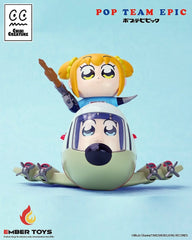Pop Team Epic Chibi Creature Vinyl Figures 2-Pack POPUKO & PIPIMI: Skeleton Competition Ver. 4897146300578