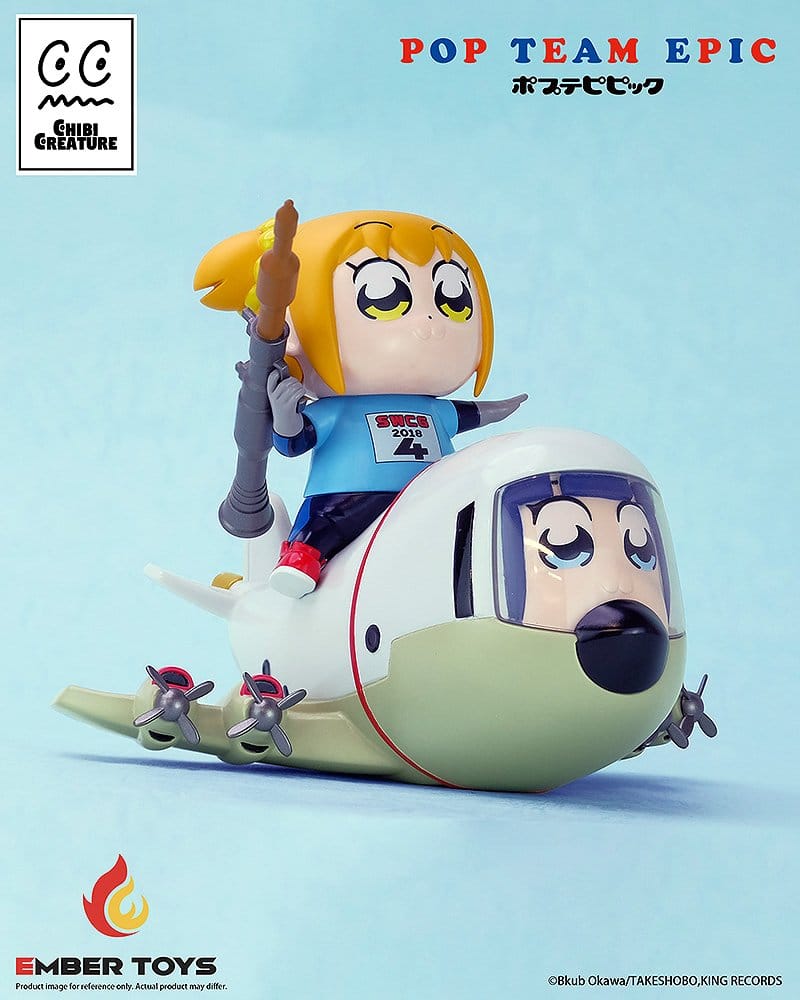 Pop Team Epic Chibi Creature Vinyl Figures 2-Pack POPUKO & PIPIMI: Skeleton Competition Ver. 4897146300578