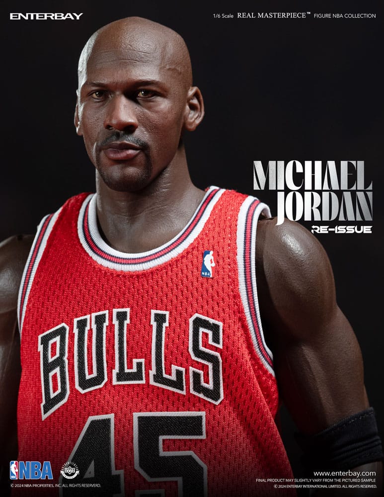 NBA Collection Real Masterpiece Actionfigur 1/6 Michael Jordan I'm Back Edition Limited 30 cm 4897020219231