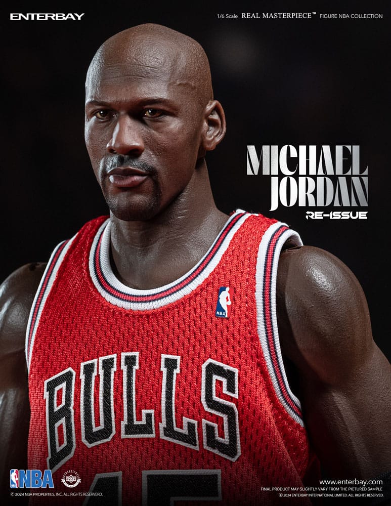 NBA Collection Real Masterpiece Actionfigur 1/6 Michael Jordan I'm Back Edition Limited 30 cm 4897020219231