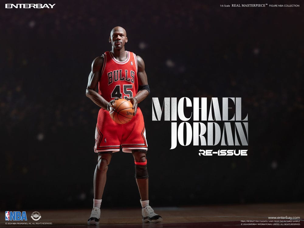 NBA Collection Real Masterpiece Actionfigur 1/6 Michael Jordan I'm Back Edition Limited 30 cm 4897020219231