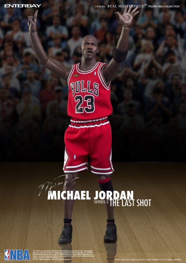 NBA Collection Real Masterpiece Actionfigur 1/6 Michael Jordan Series 2 (Road Jersey Edition) 33 cmNBA Collection figurine Real Masterpiece 1/6 Michael Jordan Series 2 (Road Jersey Edition) 33 cmNBA Collection Figura Real Masterpiece 1/6 Michael Jordan Se 4897020281146