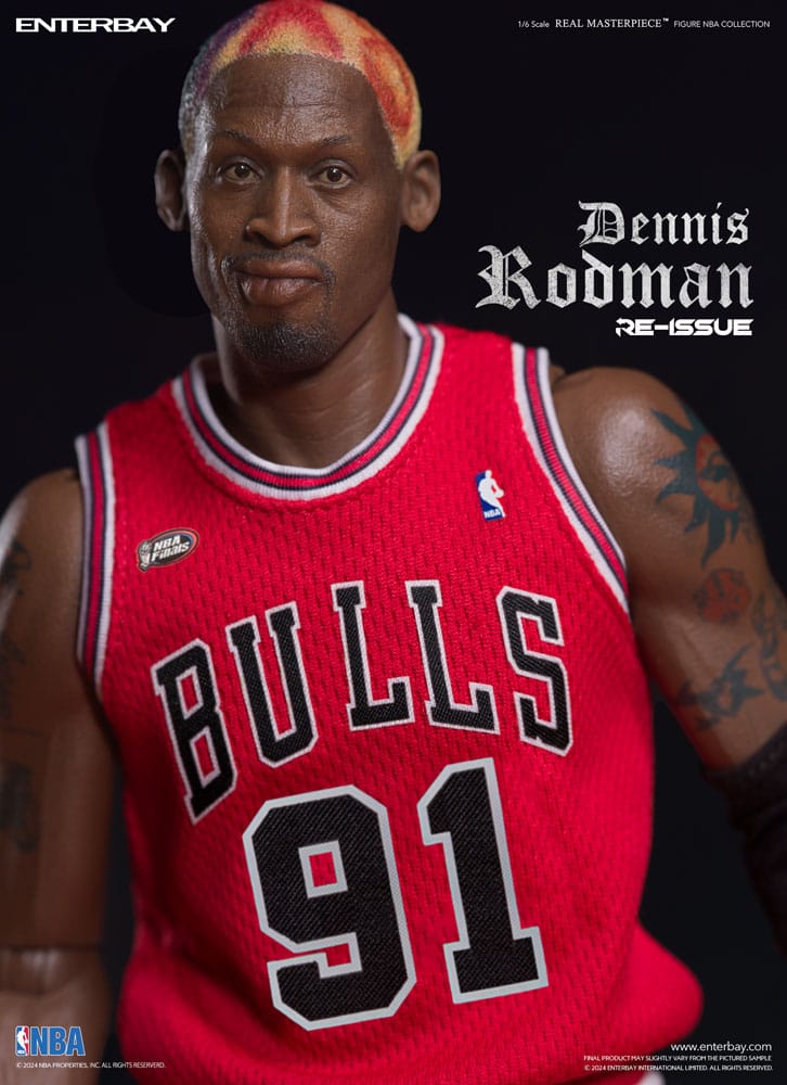 NBA Collection Real Masterpiece Actionfigur 1/6 Dennis Rodman Limited Retro Editon 33 cm 4897020280002