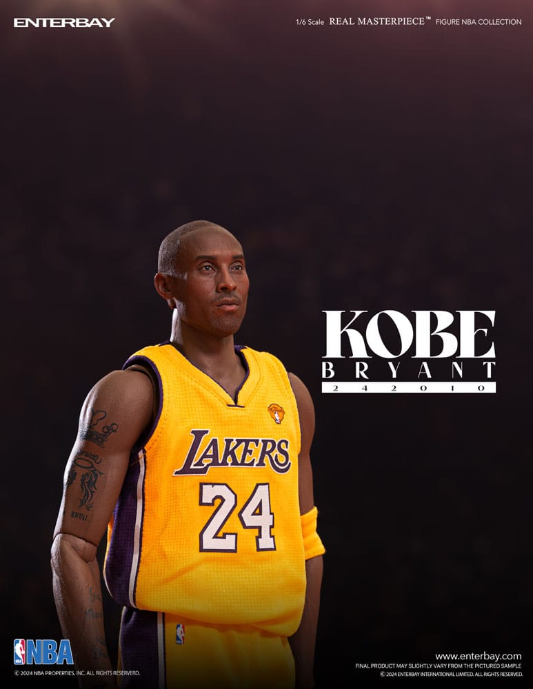 NBA Collection Real Masterpiece Actionfigur 1/6 Kobe Bryant 242010 Limited Edtition 30 cm 4897020281016