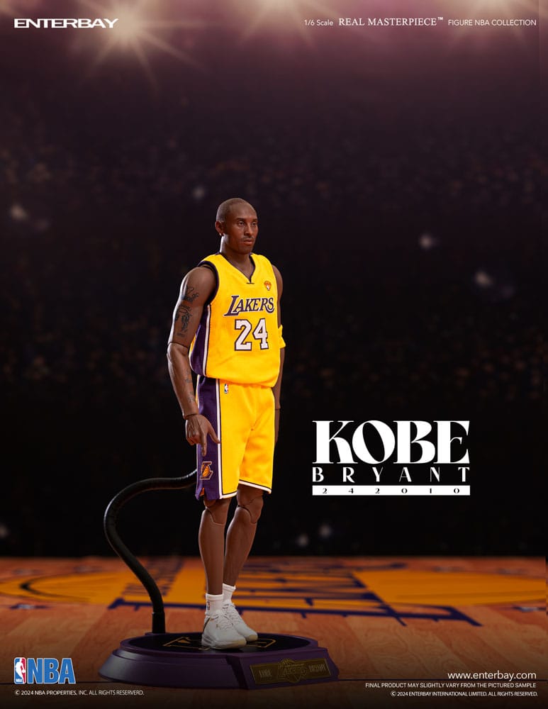 NBA Collection Real Masterpiece Actionfigur 1/6 Kobe Bryant 242010 Limited Edtition 30 cm 4897020281016