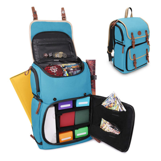 Enhance TCG Series Trading Card Backpack Designer Edition Blue Full-size 0637836624409