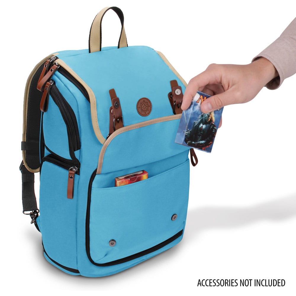 Enhance TCG Series Trading Card Backpack Designer Edition Blue Full-size 0637836624409