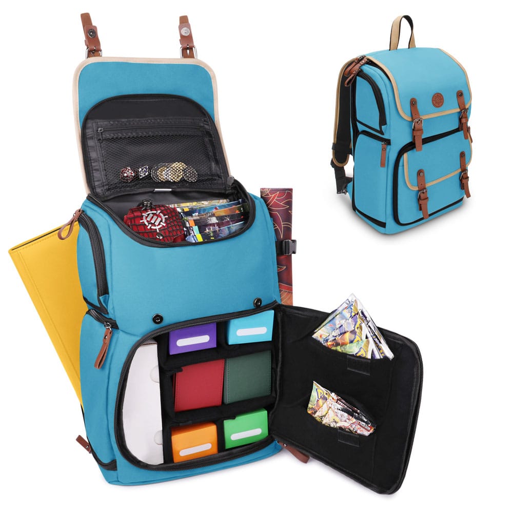 Enhance TCG Series Trading Card Backpack Designer Edition Blue Full-size 0637836624409