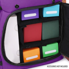 Enhance TCG Series Trading Card Backpack Designer Edition Purple Full-size 0637836624393