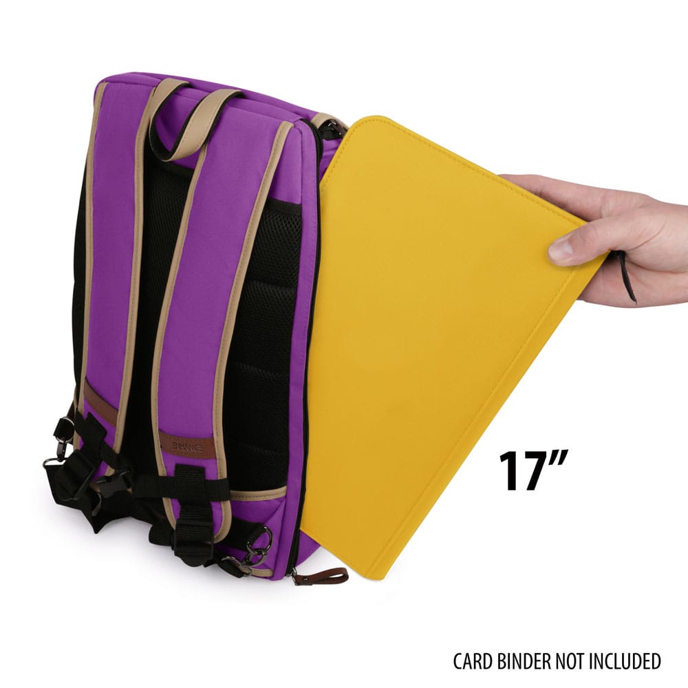 Enhance TCG Series Trading Card Backpack Designer Edition Purple Full-size 0637836624393