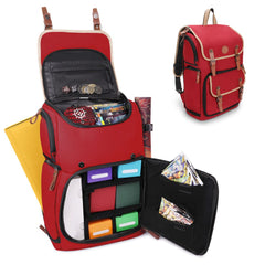 Enhance TCG Series Trading Card Backpack Designer Edition Red 0637836622597