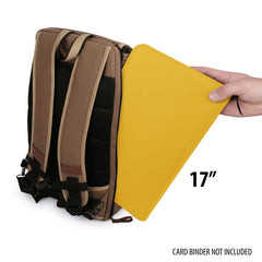 Enhance TCG Series Trading Card Backpack Designer Edition Tan 0637836622580