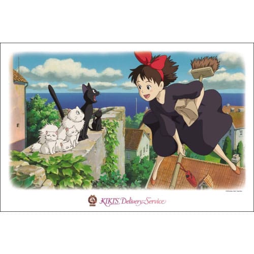 Kiki's Delivery Service Jigsaw Puzzle Kiki and the cats (1000 pieces) 4970381147433