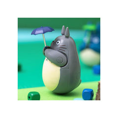 My Neighbor Totoro Round Bottomed Figurine Big Totoro with leaf 7 cm 4970381496616