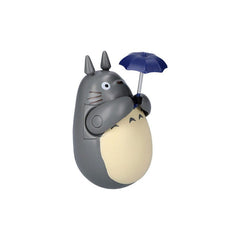 My Neighbor Totoro Round Bottomed Figurine Big Totoro with leaf 7 cm 4970381496616