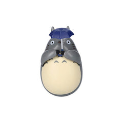 My Neighbor Totoro Round Bottomed Figurine Big Totoro with leaf 7 cm 4970381496616