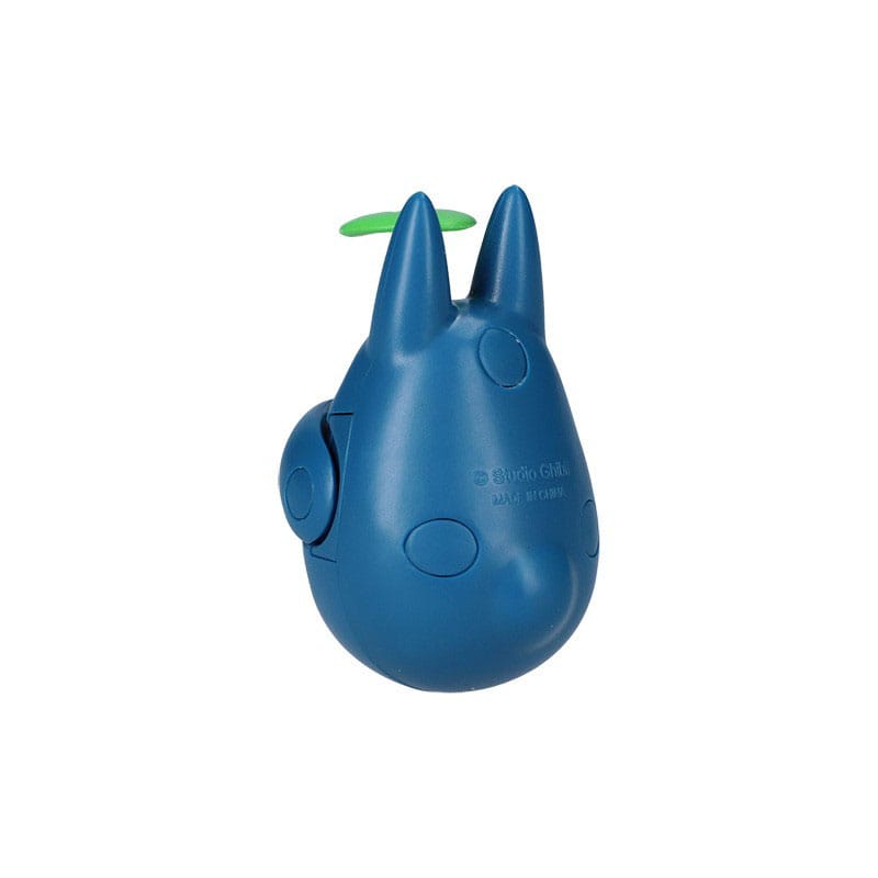 My Neighbor Totoro Round Bottomed Figurine Mid Totoro with leaf 6 cm 4970381496623