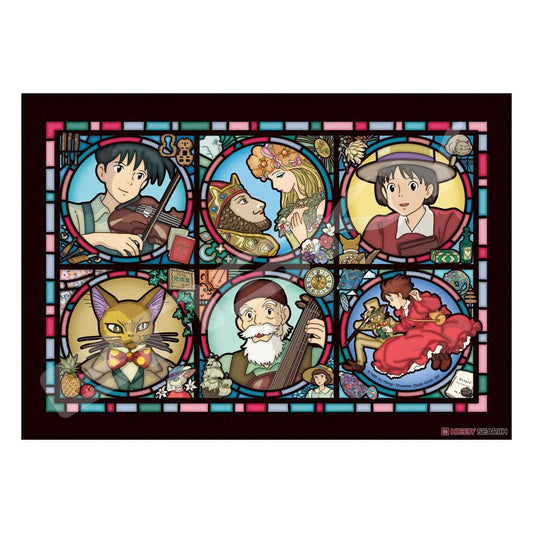 Whisper of the Heart Jigsaw Puzzle Stained Glass Characters Gallery (208 pieces) 4970381502607