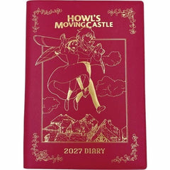 Das wandelnde Schloss Tagebuch Hauru & Sophie red gold foilHowl's Moving Castle Diary Hauru & Sophie red gold foilLe Château ambulant journal Hauru & Sophie red gold foilEl castillo ambulante Diario Hauru & Sophie red gold foil 4970381219369