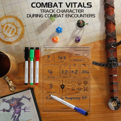 Enhance RPG Series Acrylic Character Sheet Set *English Version* 0637836613434