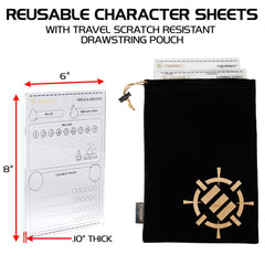 Enhance RPG Series Acrylic Character Sheet Set *English Version* 0637836613434