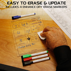 Enhance RPG Series Acrylic Character Sheet Set *English Version* 0637836613434
