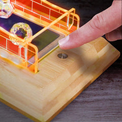 Enhance Tabletop Series LED Dice Tower with Dice Set Clear 0637836624492