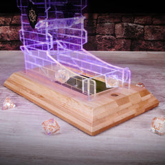 Enhance Tabletop Series LED Dice Tower with Dice Set Clear 0637836624492