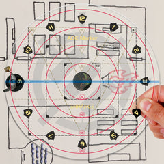 Enhance RPG Series 30ft Spell AoE Damage Template 0637836612369