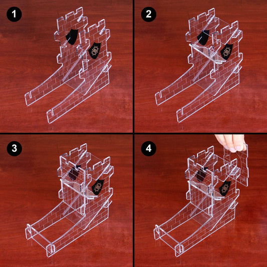 Enhance Tabletop Series Dice Tower Clear 0637836611898