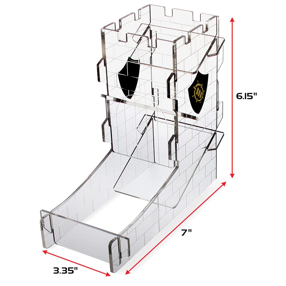 Enhance Tabletop Series Dice Tower Clear 0637836611898