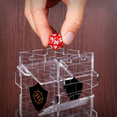 Enhance Tabletop Series Dice Tower Clear 0637836611898