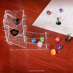 Enhance Tabletop Series Dice Tower Clear 0637836611898