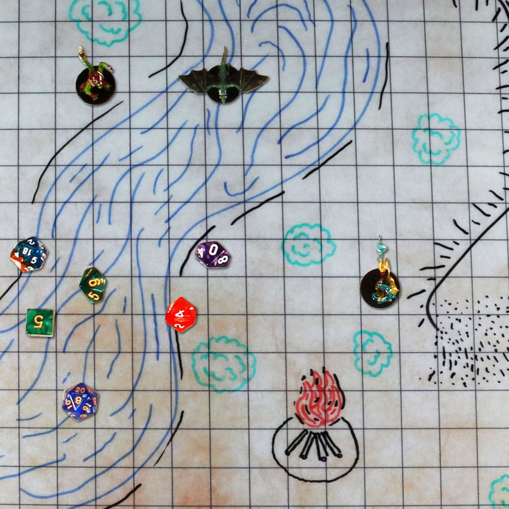 Enhance RPG Series Grid Mat Deluxe Edition DnD Map 0637836625598