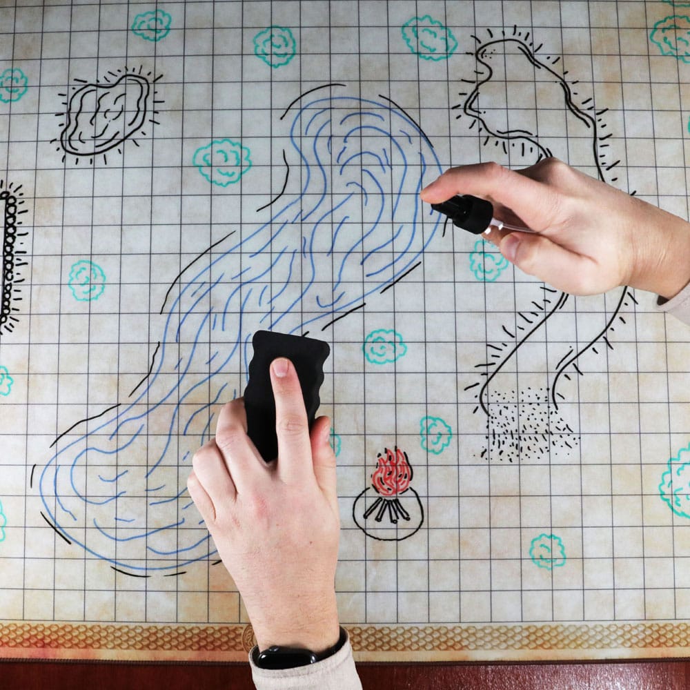 Enhance RPG Series Grid Mat Deluxe Edition DnD Map 0637836625598