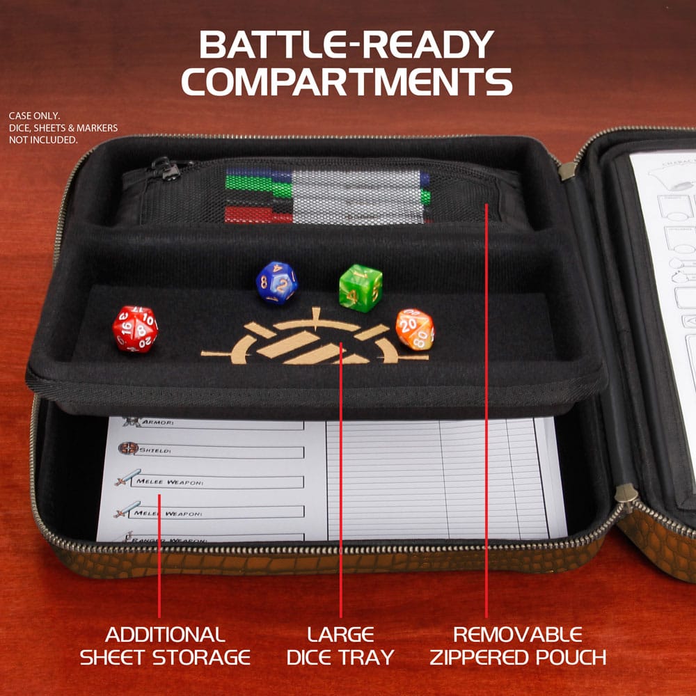 Enhance RPG Series Collector's Edition Organizer Case Brown 0637836620708