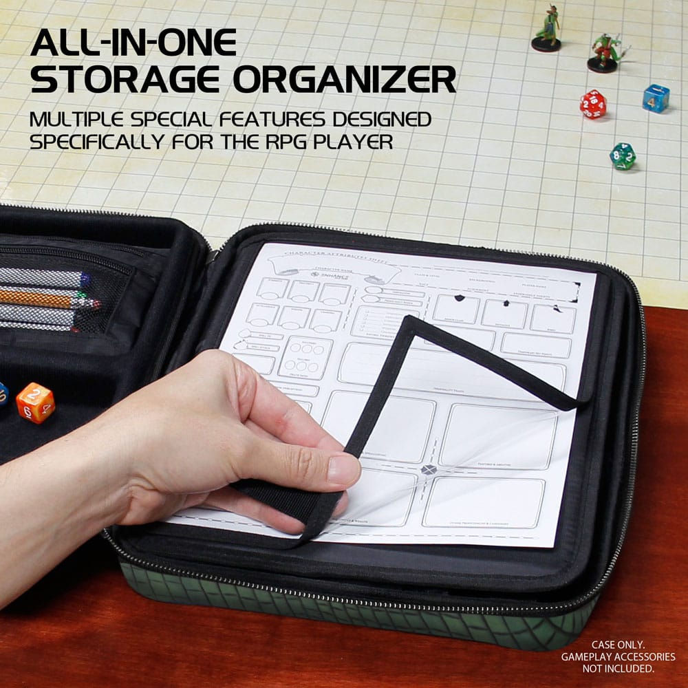 Enhance RPG Series Collector's Edition Organizer Case Green 0637836620036