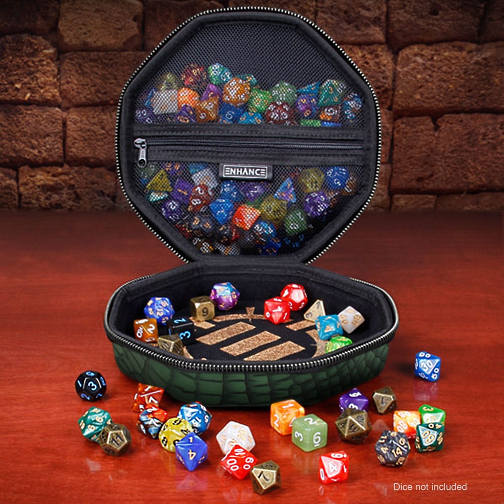 Enhance Tabletop Collector's Edition Dice Case Green 0637836621262